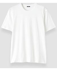 JOSEPH - Cotton Silk Jersey T-Shirt - Lyst