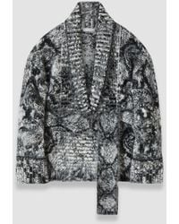 JOSEPH - Pilsley Fluffy Alpaca Snake Cardigan - Lyst