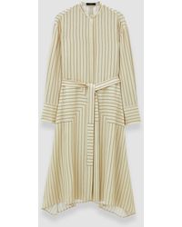 JOSEPH - Orlana Geometric Print Silk Dress - Lyst
