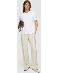 JOSEPH - Cotton Silk Jersey T-Shirt - Lyst