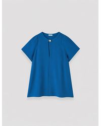 JOSEPH - Donna Crepe Top - Lyst
