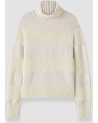 JOSEPH - Mila Brushed Striped Jumper - Lyst