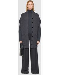 JOSEPH - Light Cardigan Stitch Button Scarf - Lyst