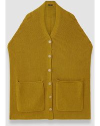JOSEPH - Light Cardigan Stitch Button Scarf - Lyst