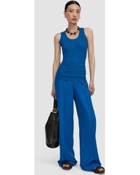 JOSEPH - Bayt Crinkle Viscose Vest Top - Lyst