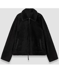 JOSEPH - Kyro Reversible Soft Shearling Jacket - Lyst