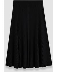 JOSEPH - Merino Silk Rib Skirt - Lyst