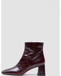 JOSEPH - Heeled Patent Leather Ankle Boots - Lyst