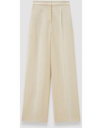 JOSEPH - Alanel Embroidered Stripes Trousers - Lyst