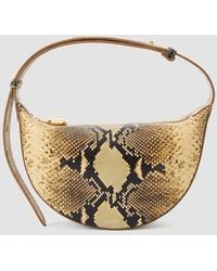 JOSEPH - Bean Snake Leather Bag - Lyst