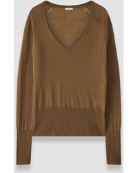 JOSEPH - Cetus Cashair V Neck Jumper - Lyst