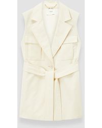 JOSEPH - Veste Sans Manches Diafa En Coton Lin - Lyst