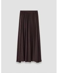 JOSEPH - Elba Silk Blend Crepe Skirt - Lyst