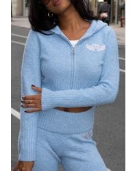 Juicy Couture - Angel Couture Knitwear Patch Hoodie - Lyst