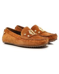 Holland Cooper - Suede Driving Loafers - Lyst