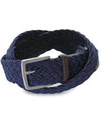 Hackett - Suede Braided Belt - Lyst