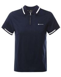 Belstaff - Zip Graph Polo Shirt - Lyst