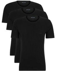 BOSS - Regular Fit T Shirts 3 Pack - Lyst