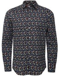 Paul Smith - Tailored Fit Palm Print Shirt - Lyst