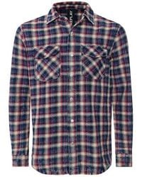 Replay - Flannel Check Pocket Shirt - Lyst