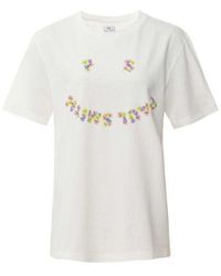 Paul Smith - Floral Happy Print T-shirt - Lyst