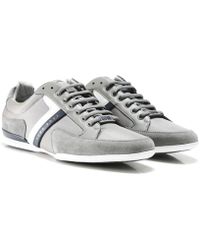 boss athleisure low top knit trainers