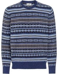 Jules B - Lambswool Crew Fair Isle Jumper - Lyst