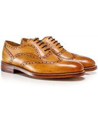 Oliver Sweeney Leather Aldeburgh Oxford Brogues - Brown