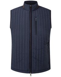 Hackett - Water-resistant Channel Gilet - Lyst