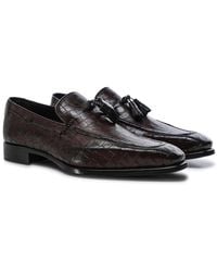 Jules B - Leather Tassel Loafers - Lyst