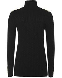 Holland Cooper - Seattle Roll Neck Cable Knit Jumper - Lyst