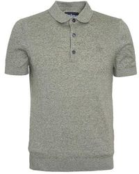 Barbour - Knitted Buston Polo Shirt - Lyst