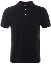 Parajumpers Garment Dyed Basic Polo Shirt - Black
