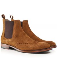 Oliver Sweeney Suede Portrush Chelsea Boots - Brown