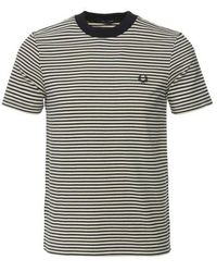 Fred Perry - Fine Stripe T-shirt - Lyst