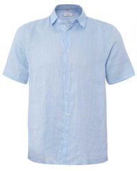 Sseinse - Linen Short Sleeve Shirt - Lyst