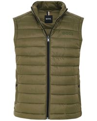 BOSS by HUGO BOSS Quilted Calano Gilet - Green