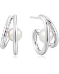 Ania Haie - Duo Freshwater Pearl Stud Hoops - Lyst