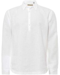 Burrows and Hare - Linen Pop Over Shirt - Lyst