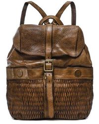 Campomaggi - Woven Leather Backpack - Lyst