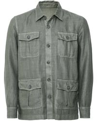 Gran Sasso Linen Overshirt - Grey