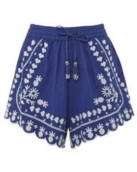 FARM Rio - Embroidered Shorts - Lyst