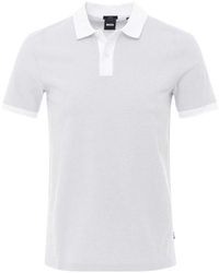 BOSS - Slim Fit Phillipson 37 Polo Shirt - Lyst