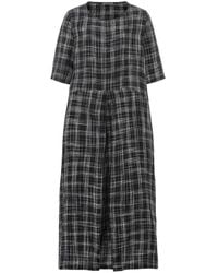 Oska - Linen Check 522/1306 Dress - Lyst