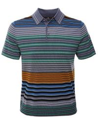 Paul Smith - Merino Striped Polo Shirt - Lyst