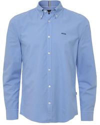 BOSS - H-roan Oxford Shirt - Lyst