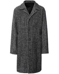 L.B.M. 1911 - Wool Herringbone Overcoat - Lyst