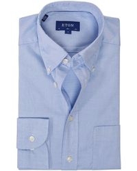 Eton - Slim Fit Oxford Shirt - Lyst