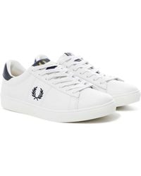 Fred Perry - Leather Spencer Trainers - Lyst