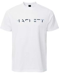 Hackett - Block Logo T-shirt - Lyst